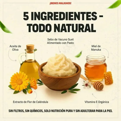 crema sebo de res
